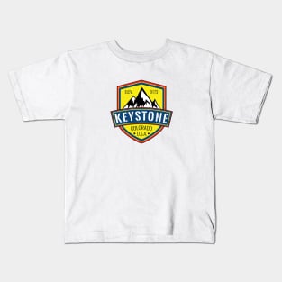 Skiing Keystone Colorado Kids T-Shirt